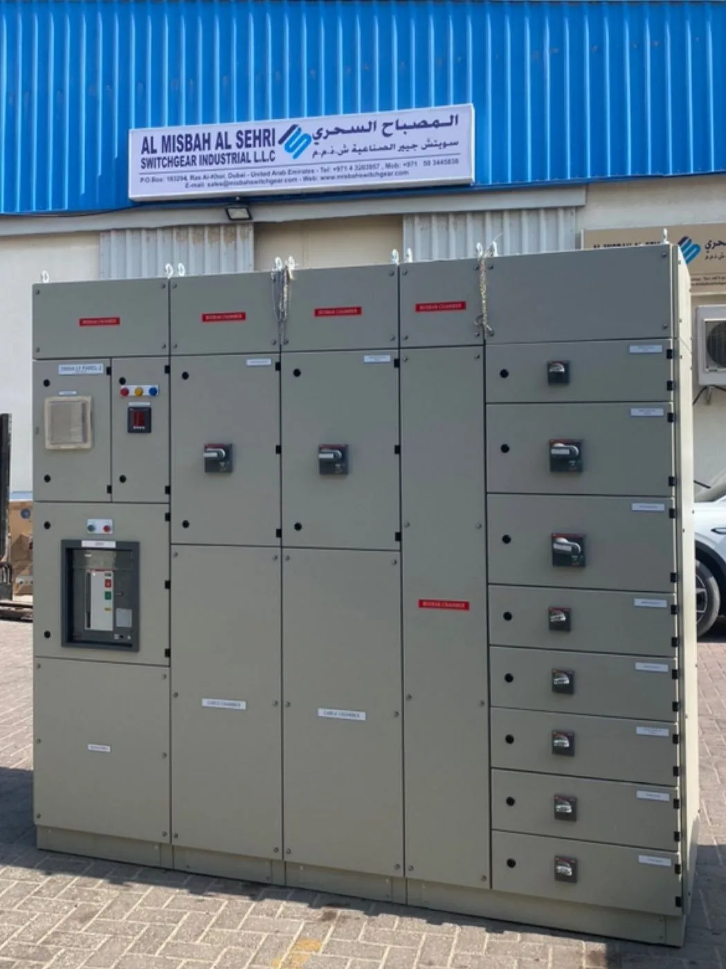 Finished Panels — Al Misbah Al Sehri switchgear, Dubai